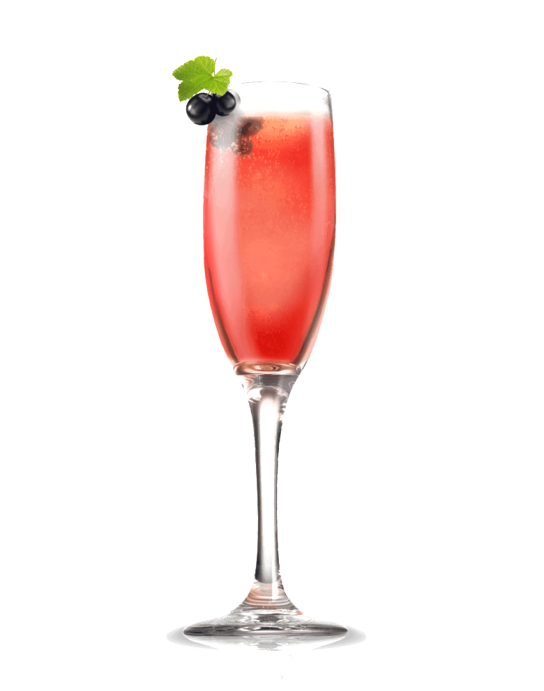 Kir royal cocktail